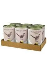 BOHEMIA MASO Bažantí ve vlastní šťávě SIX PACK 6x400g