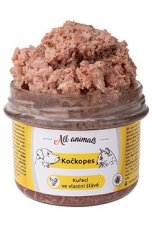 All Animals kočkopes sklo Kuře ve vlastní šťávě 200 g