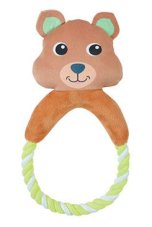Hračka pes CALINOU QUOKKA ROPE plyš Zolux