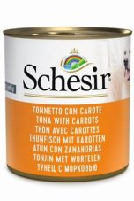 Schesir Dog Adult tuňák/mrkev 285 g