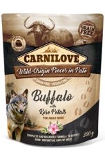Carnilove Dog Pouch Paté Buffalo with Rose Petals 300 g