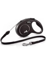 Flexi Classic New S lanko 8 m/12 kg černá