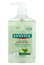 Sanytol Dezinfekční hydratující mýdlo aloe vera & zelený čaj 250 ml