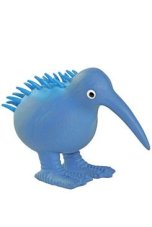 Hračka pes WHISTLE latex,pískací,modrá 11,5cm Kiwi