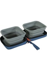 Zolux Bivouak Miska skládací 2 v 1 2 x 700 ml modrá