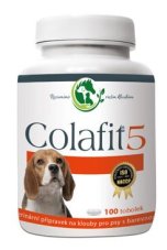 Colafit 5 na klouby pro psy barevné 100 tbl