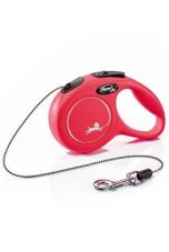 Flexi Classic New XS lanko 3 m/8 kg červená