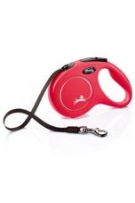 Flexi Classic New M pásek 5 m/25 kg červená
