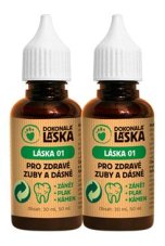 Dokonalá láska Láska 01 Pro zdravé zuby a dásně psů 100 ml