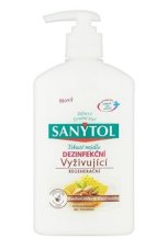 Sanytol Antibakteriální vyživující mýdlo mandlové mléko & mateří kašička 250 ml