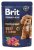 Brit Premium by Nature Dog Fillets in Gravy Beef & Carrot 85 g