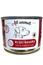 All Animals DOG krůtí kousky 200g