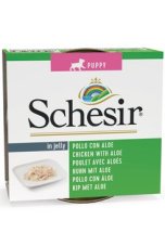 Schesir Dog Puppy kuře/aloe 150 g