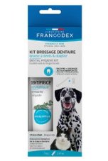 Francodex Dental Kit zubní pasta 70 g + kartáček pro psy